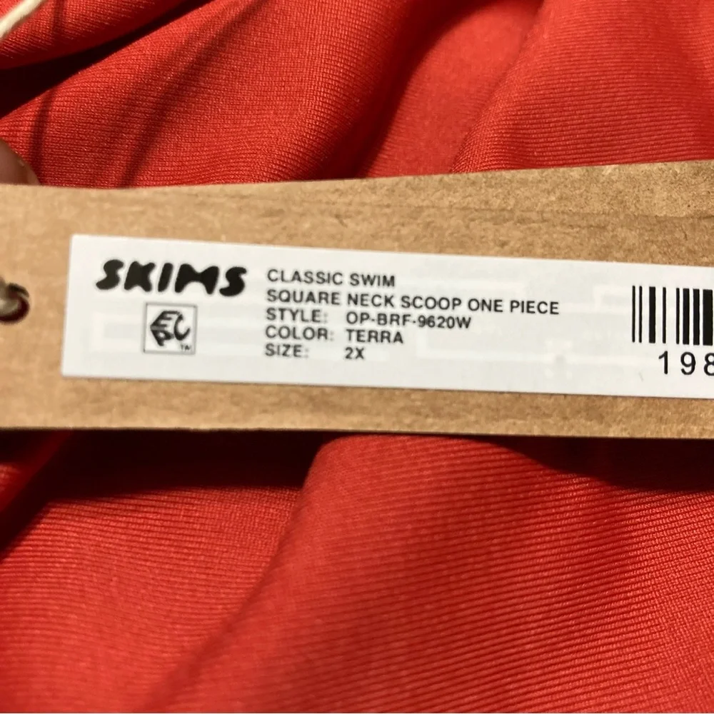 SKIMS Square Neck Scoop One Piece Swimsuit 2X